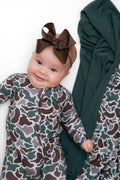 Duck Call Camo Convertible Zip Romper