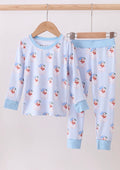 Blue Santa Bamboo PJ Set