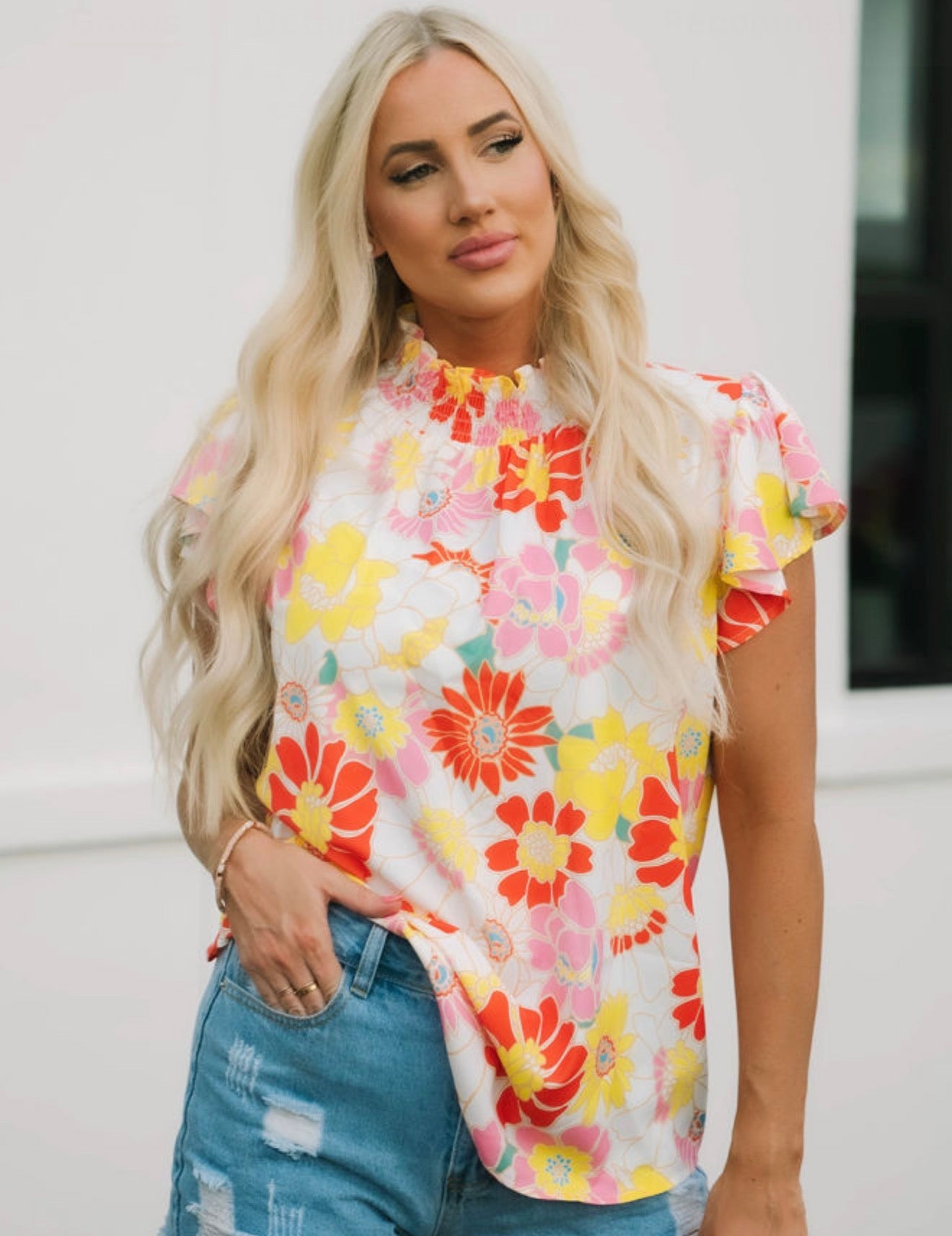 Multicolor Floral Top
