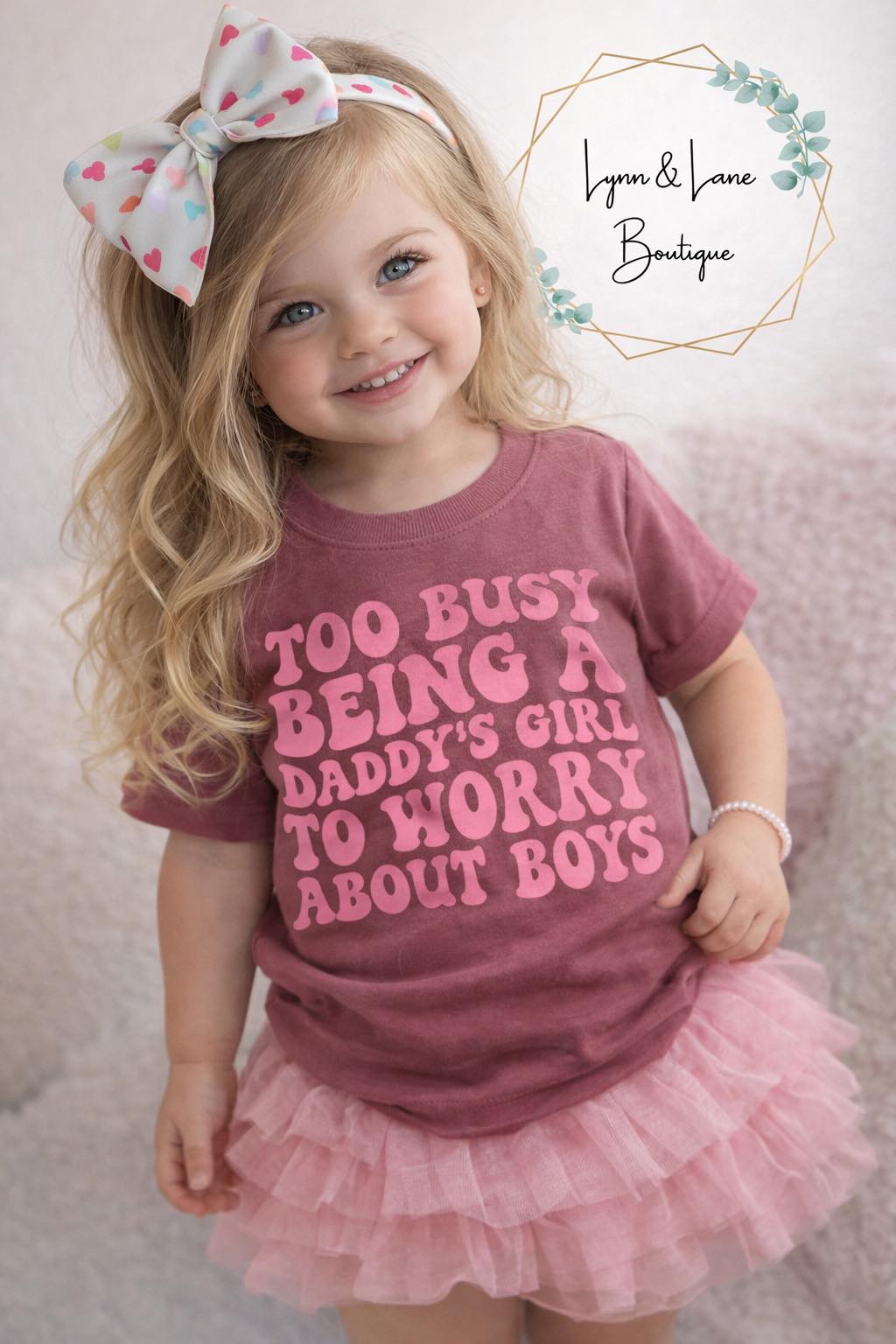 TOO BUSY TEE - MAUVE