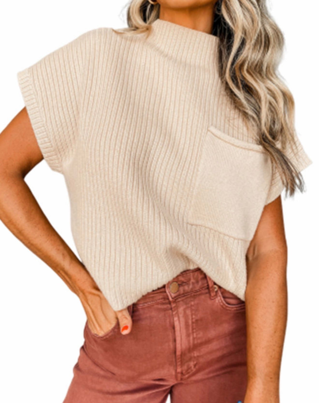 Ribbed Knit Sweater