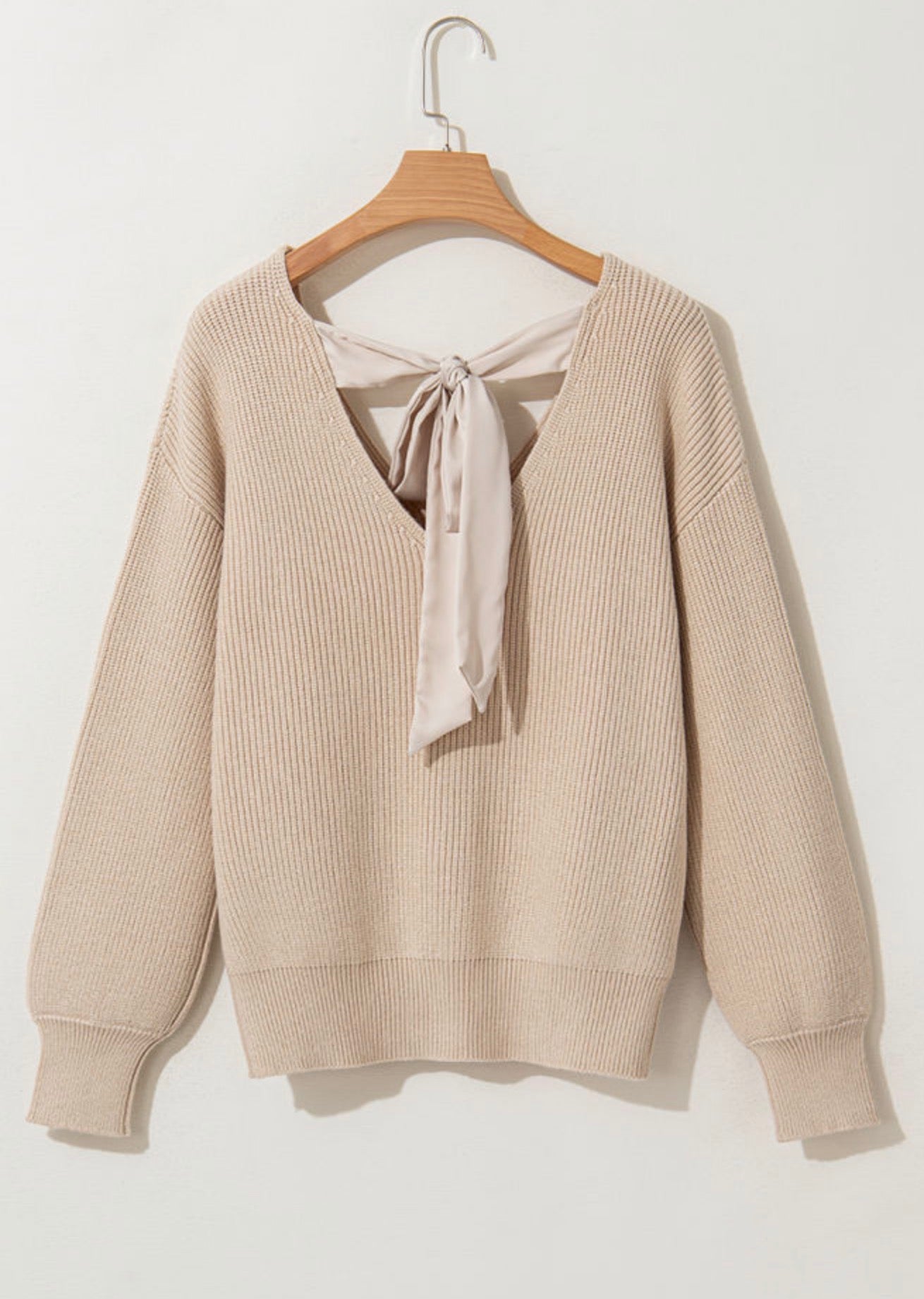 Knot Back Sweater