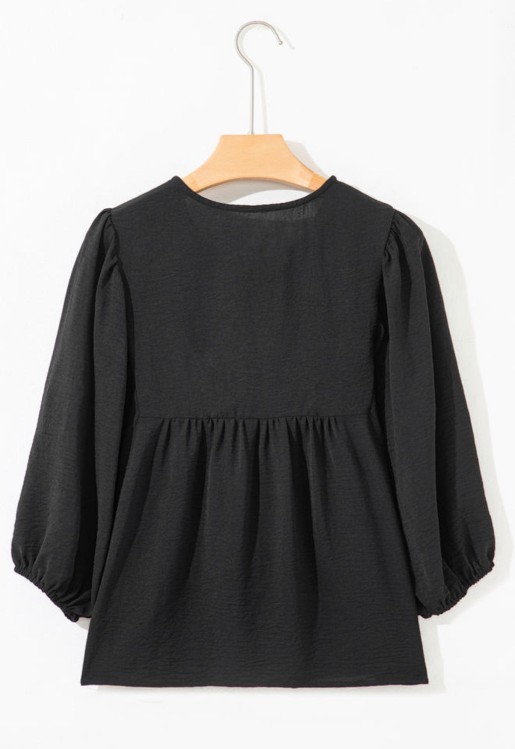 Black Bow Blouse
