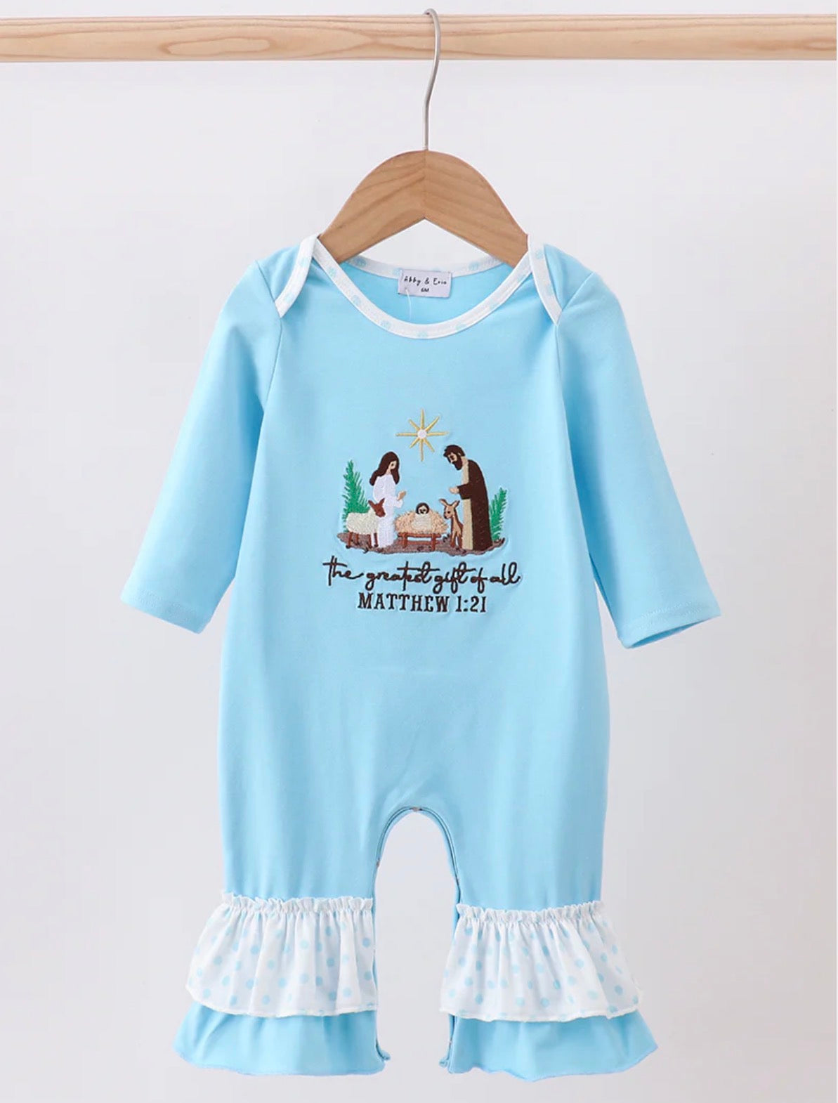 Girls Nativity Romper