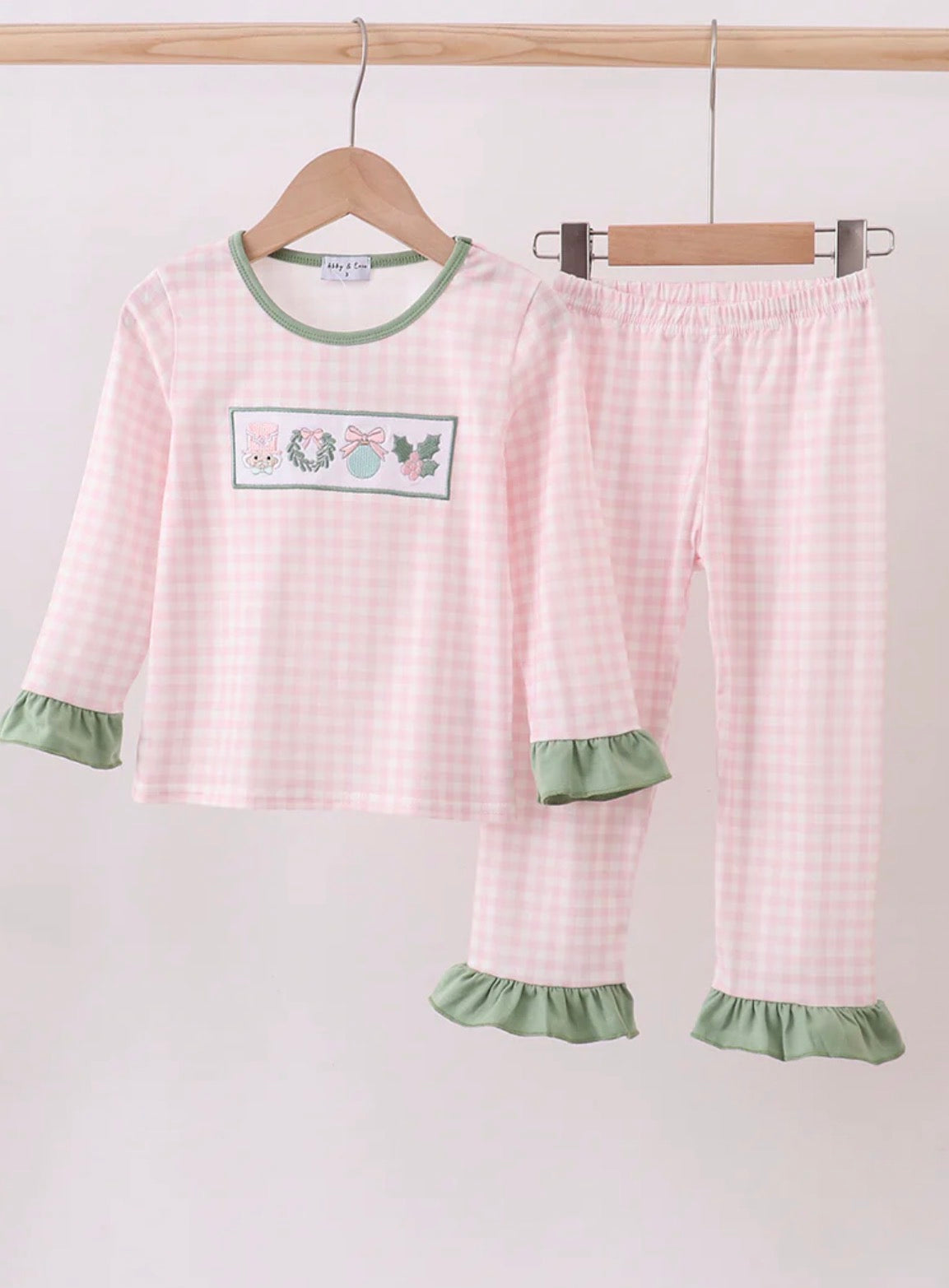 Girls Nutcracker Gingham Set
