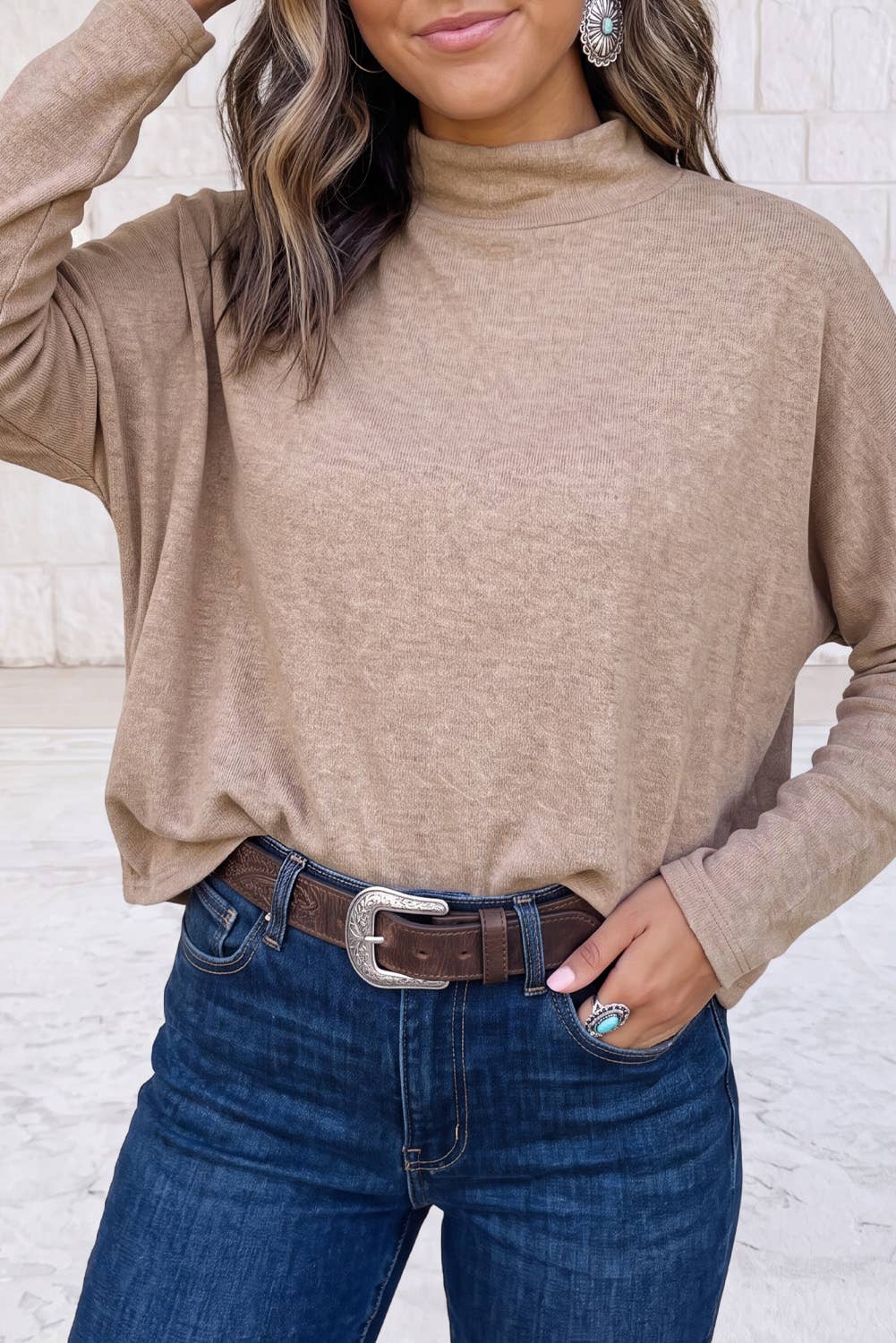 Softly Yours Mock neck