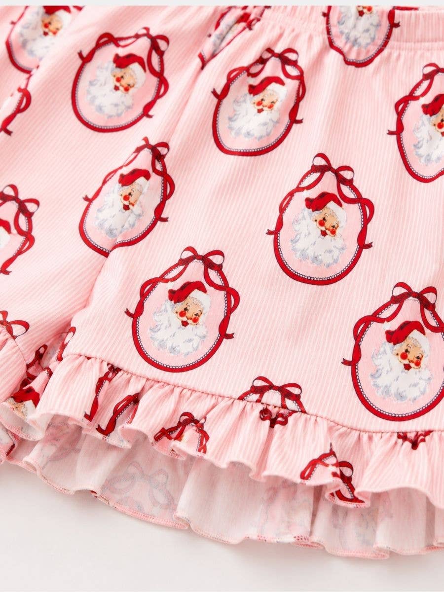 Vintage Santa Christmas Pajama Set